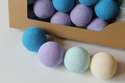 COTTON BALLS LAWENDOWE 