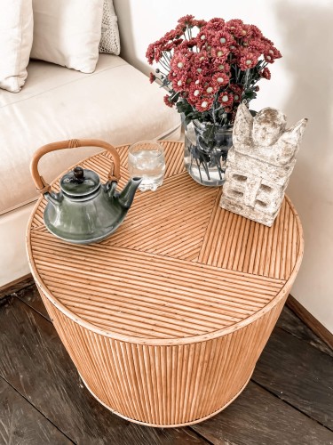 Stolik kawowy rattanowy JONAS