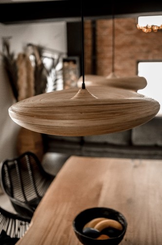 Lampa bambusowa wisząca