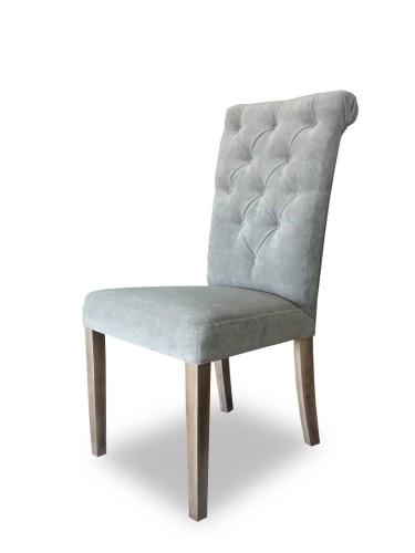 Krzesło tapicerowane w stylu Chesterfield Antoinette