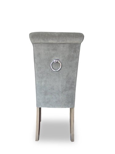 Krzesło tapicerowane w stylu Chesterfield Antoinette