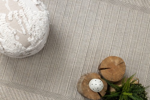 Dywan sznurkowy zewnętrzny ramka szary JERSEY 19261