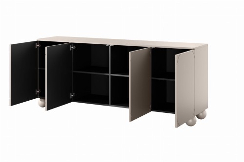 Komoda 200 cm do salonu beżowa SORELLA