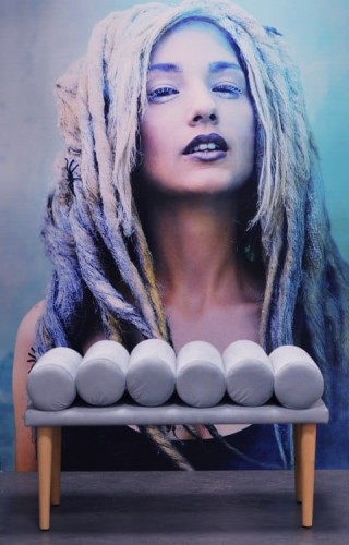 Ławka, siedzisko nowoczesne do przedpokoju YOKO 80