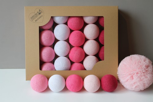 COTTON BALLS SWEET PINK